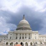 Democrat Disruption Staged at Trump’s Speech: Unpacking Political Dissent United States Capitol building under cloudy sky