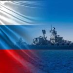 Top Russian Marine Chief TAKEN OUT Warship overlaid with the Russian flag