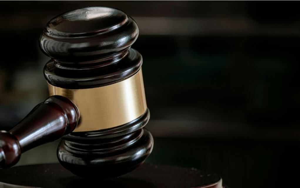 Close up of a judges gavel