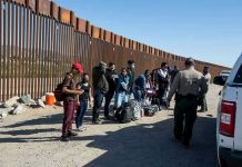 Cartel Threats Terrify Americans in Mexico Border patrol agents interact with a group of people