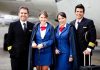 Millionaire Threatens Flight Attendant – Sentence TRIPLED Group of airline crew members posing together at an airport