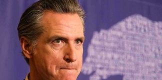 $128 Billion Rail Project: What Happened? Man in suit, solemn expression, purple background with bear drawing.