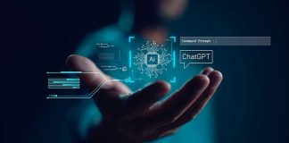 AI Ships Code—Nobody Reviews It Hand holding digital AI and ChatGPT graphics.