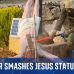 IDF Reservist Caught SMASHING Sacred Catholic Symbol
