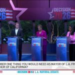 Stunning Police Reversal by Mayoral Hopeful Full NBC4 broadcast: Karen Bass, Spencer Pratt, Nithya Raman debate for LA mayor