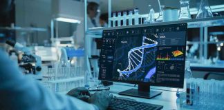 Greenpeace Blocks ‘Vitamin Rice’ — Kids Die Scientist analyzing DNA on computer in laboratory