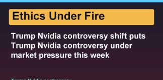 Trump Nvidia controversy shift puts Trump Nvidia controversy under market pressure this week