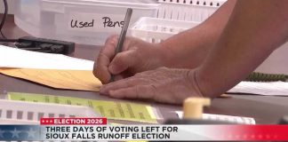 Three days of voting left for Sioux Falls runoff election