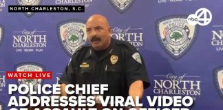 LIVE NOW: North Charleston Police hold press conference on viral video