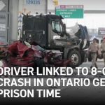 Big rig driver linked to 2025 pile-up sentenced to nearly 5 years