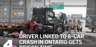 Big rig driver linked to 2025 pile-up sentenced to nearly 5 years