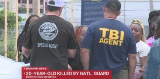 Soldiers Patrol Memphis—Then Gunfire Tourists concerned after fatal National Guard shooting in Downtown Memphis