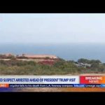 Armed Stalker Caught Shadowing Trump Golf Course Armed suspect arrested at Rancho Palos Verdes golf course ahead of Trump visit