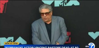 TV Mobster Found Dead At Home Vincent Pastore, known for his role in "The Sopranos," dies at 80