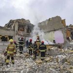 A Family Wiped Out In One Single Blow Firefighters search rubble of a partially collapsed building