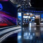 CNN Offends Dolly Parton And Her Family modern television news studio with large video screens