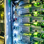 Nvidia and Wall Street Line Up $500B for AI’s Next Boom Server rack with network cables and glowing indicator lights