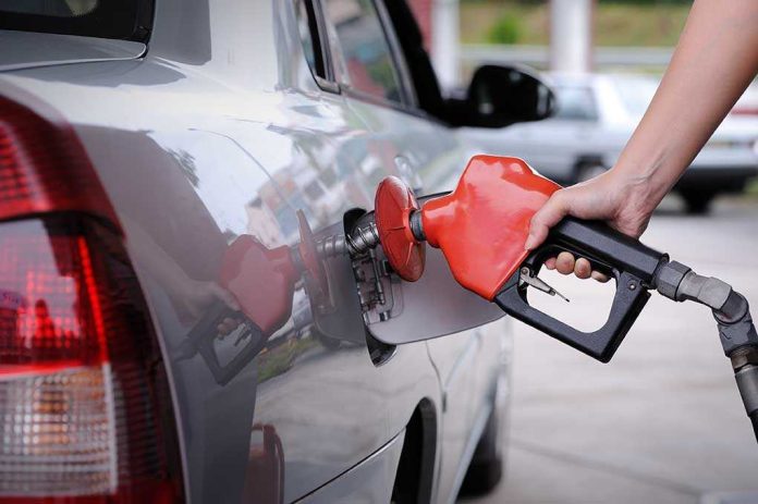 shutterstock_100130840 A person refueling a car at a gas station