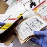 ‘El Guiso’: The Cartel Punishment Worse Than Death Gloved hands handling labeled evidence bags and boxes