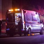 Israeli Ambassador’s Son Critically WOUNDED in Attack Ambulance at night with paramedics attending a patient
