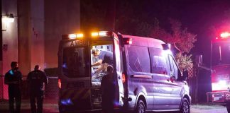 Israeli Ambassador’s Son Critically WOUNDED in Attack Ambulance at night with paramedics attending a patient