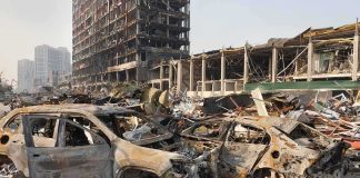 One of Israel’s Most Secret Operations Is Coming to Theaters Burned cars amid rubble in a destroyed urban area