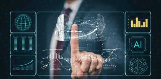 Why AG Blanche REFUSES to Regulate AI Businessperson touching virtual AI and data analytics interface