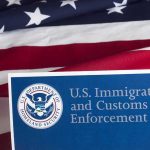 ICE Deports a ‘Depraved Freak’ From Virginia U.S. ICE document against American flag