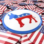 Shock Poll: Dems Want Restaurants Under Government Control Democratic donkey symbol on a campaign button