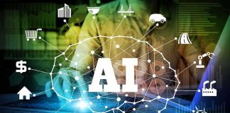 Can We REALLY Shut Down AI? AI network diagram over a person using a laptop