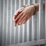 Writer CONVICTED Over Nude Shrek Pic handcuffed hands resting through prison bars