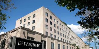 Ex-ESPN Star Loses Government Job Over 1 DRINK Department of State building exterior on a sunny day