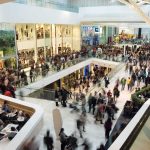 ISIS-Tied Mall of America Shooting Plot FOILED Crowded shopping mall interior with multiple levels