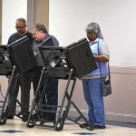 AOC Lands on Newsweek’s SOCIALIST Cover Lester Bowie and Miriam Tlali using electronic voting machines at a polling place