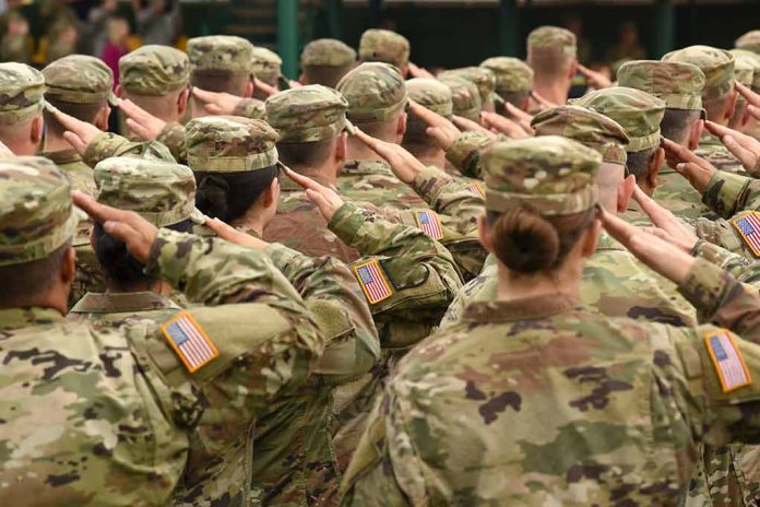 716498566 featured image Soldiers in uniform saluting during a ceremony
