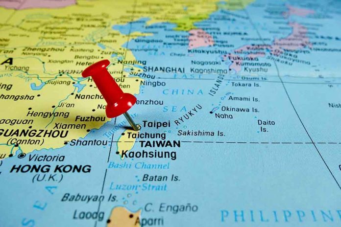 307847435 featured image Red pushpin on map of Taiwan