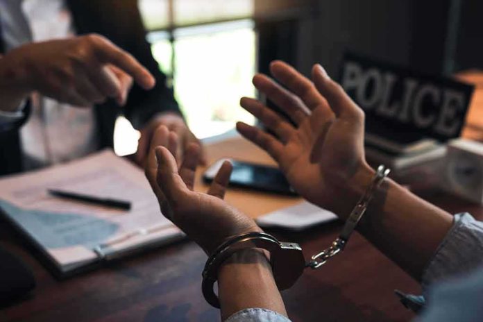 1669066165 featured image Person handcuffed in discussion with another person
