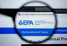 EPA website under magnifying glass.