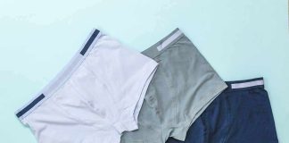 Three pairs of underwear
